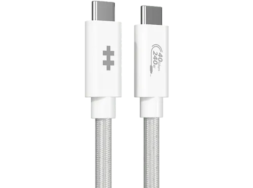 Cable adaptador Hyper Drive Next Universal USB-C A USB-C USB4 Gen 3x2 240W Blanco