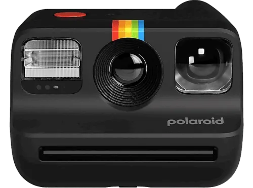Cámara instantánea Polaroid Go Generation 2 Espejo para selfie Flash Batería recargable Negro