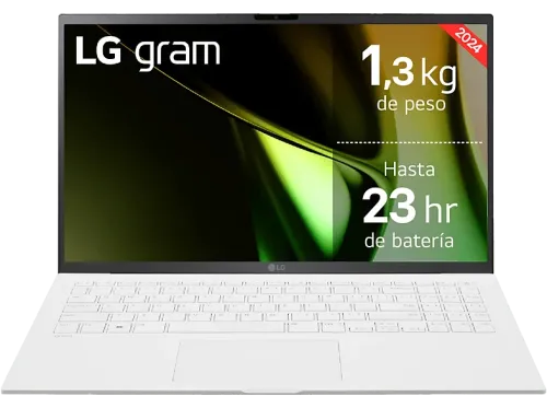 Portátil LG 15Z90S-G.AD87B 15.6" UHD 4K Intel® Evo™ Edition Core™ Ultra 7-155H 32 GB 1 TB SSD Arc™ GPU W11H Blanco