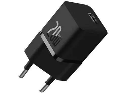 Cargador Baseus GaN5 Mini Universal 20W USB-C Negro