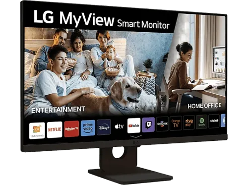 Monitor LG 27SR50F-B 27 " Full-HD 5 ms 60 Hz Smart TV webOS23 HDR10 HDMI 2.1 Negro