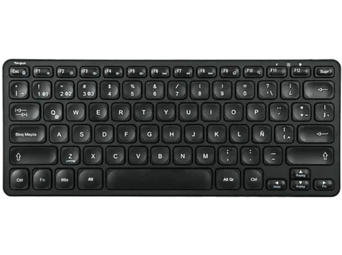 Teclado Targus AKB862ES Bluetooth Antimicrobiano Multidispositivo Compacto QWERTY Negro