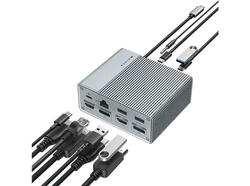 Docking Station Hyper HDG212B-GL 12 Puertos 100W Gris