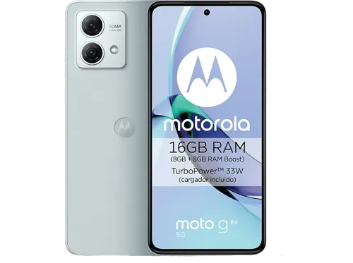 Móvil Motorola G84 Azul 256 GB 8 GB RAM 6.5 " pOLED display Qualcomm® Snapdragon™ 695 5G 5000 mAh