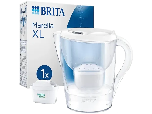 Jarra filtrante Brita Marella XL Capacidad de agua filtrada 2l Capacidad 3.5l Incluye 1 filtro Blanco