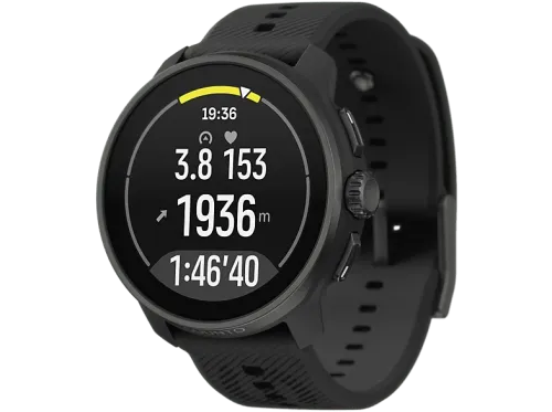 Reloj deportivo Suunto Race S 125 175 mm 1.32" Pantalla AMOLED Autonomía hasta 13 días +90 Modos Deporte All Black