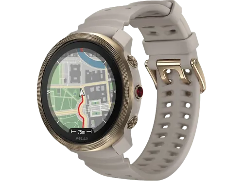 Reloj deportivo Polar Vantage M3 130 – 190 mm 1.28" Autonomía de 7 días Greige/Gold