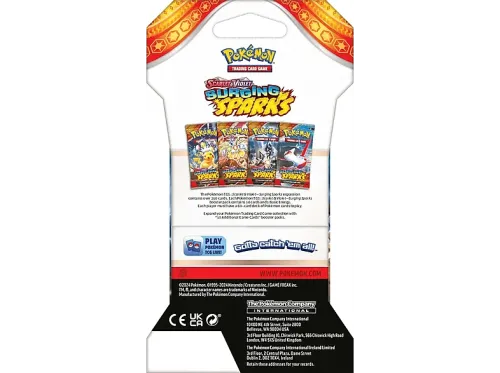 Juego Magicbox Pokémon TCG Scarlet & Violet 08 Surging Sparks Boosters Sleeved Aleatorio