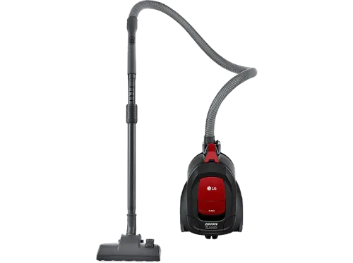 Aspirador sin bolsa LG VC5506NHTCR 650 W con tecnología elipse ciclónica 1.1 L Rojo