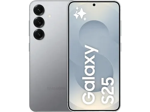 Móvil Samsung Galaxy S25 Silver 128 GB 12 GB RAM 6.2" FHD+ con IA  Snapdragon 8 4000 mAh Android 15