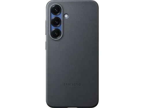 Funda Samsung Kindsuit Para Samsung Galaxy S25 Cuero Vegano Negro
