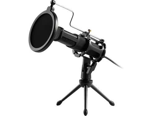 Micrófono ISY IMI-2500 USB Con trípode Negro