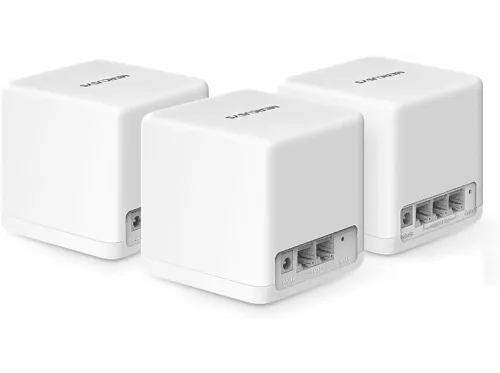 Sistema WiFi Mesh Mercusys Halo H60X Pack 3 1500 Mbps MU-MIMO 550 m² +100 Dispositivos Blanco