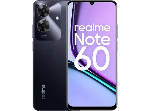 Móvil realme Note 60 Negro 128 GB 4 GB RAM 6.74" HD+ Unisoc T612 Octa-core 5000 mAh