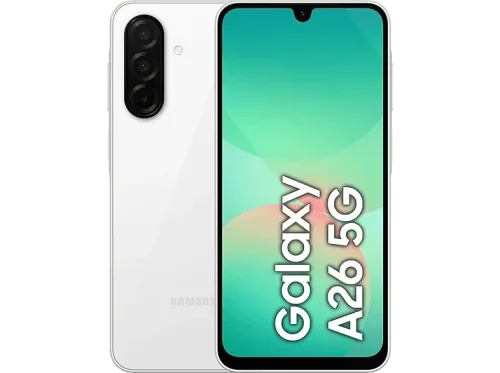 Móvil Samsung Galaxy A26 5G Blanco 256 GB 8 GB RAM  6.7" FHD+ Super AMOLED Samsung Exynos 1380 5000 mAh Android 15