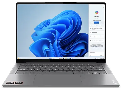 Portátil Lenovo Yoga Pro 7 14ASP9 Copilot+ PC 14.5" WQXGA+ AMD Ryzen™ AI 9 365 32GB RAM 1TB SSD Radeon™ Onboard Graphics W11 Home Gris