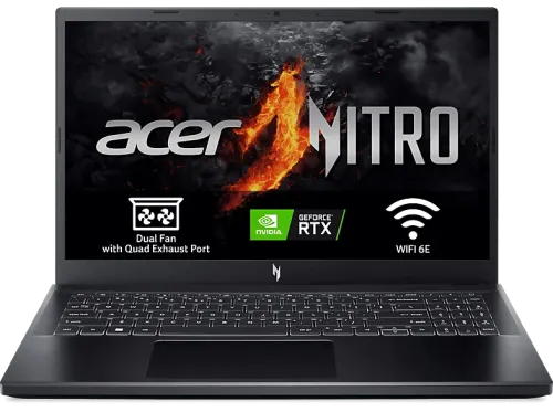 Portátil gaming Acer Nitro V 15 ANV15-51-952K 15.6" Full-HD Intel® Core™ i9-13900H 32GB RAM 1TB SSD GeForce RTX™ 4060 Windows 11 Home