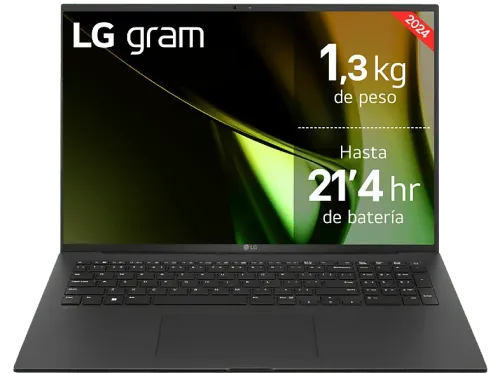 Portátil LG 17ZD90S-G.AX75B 17" WQXGA Intel® Core™ Ultra 7-155H 16GB RAM 512 GB SSD Arc™ GPU Sin sistema operativo