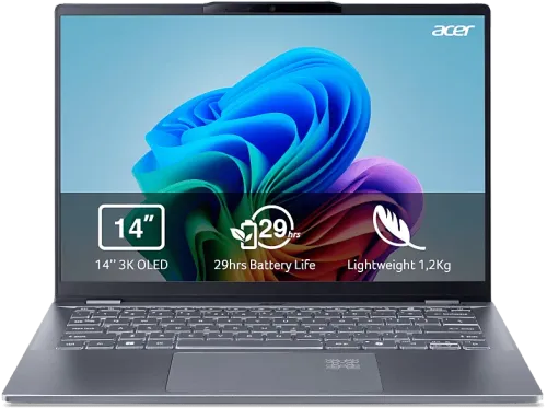 Portátil Acer Swift 14 AI SF14-51-59K2 Copilot+ PC 14" OLED Intel® Core™ Ultra 5 226V 48 TOPS 16GB RAM 1 TB SSD Intel® Arc™ Graphics W 11