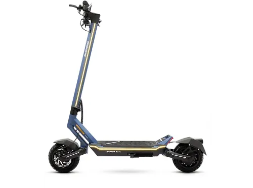 Patinete eléctrico smartGyro Raptor Dual EVO Potencia Nominal y Máxima 1000W Doble Motor Carga máx. 110 kg 16000 mAh 25 km/h Azul