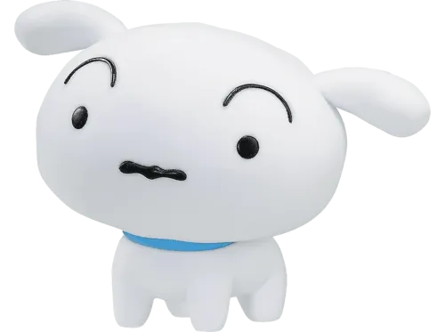 Figura Funko Shinchan Shiro Fluffy Puffy 8 cm
