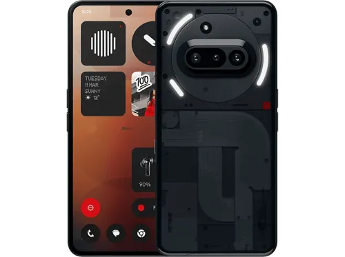 Móvil Nothing 3a Negro 128 GB 8 GB RAM 6.7" FHD+ AMOLED Qualcomm® Snapdragon 7s Gen 3 5000 mAh Incluye Cargador