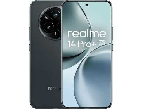 Móvil realme 14 Pro+ Gris 512 GB 12 GB RAM 6.83" Curva cuádruple sin biseles Qualcomm Snapdragon® 7s de 3.ª generación 6000 mAh