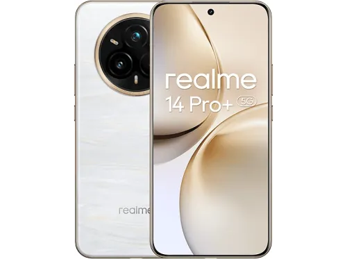 Móvil realme 14 Pro+ Blanco 256GB 8 GB RAM 6.83" Curva cuádruple sin biseles Qualcomm Snapdragon® 7s de 3.ª generación 6000 mAh