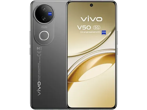 Móvil vivo V50 Satin Black 512 GB 12 GB RAM 6.77" AMOLED Snapdragon® 7 Gen3 2.63GHz*1 6000 mAh