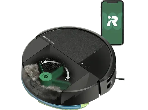 Robot friegasuelos iRobot Roomba® 205 Combo DustCompactor 1820 ml 12.8V Autonomía 3h Negro