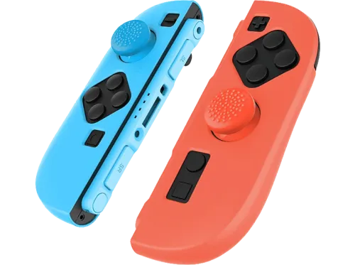 Funda Joy-Con 2 Ardistel Blackfire Silicone Sleeve Gamer Kit 2 fundas Para Joy-Con 2 de Nintendo Switch 2 Azul y Rojo