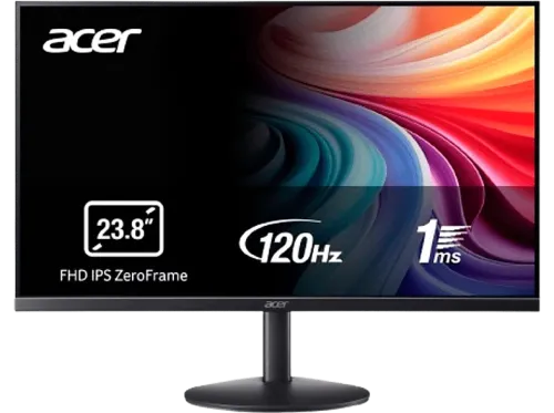 Monitor Acer SA243YG0BI 24" Full-HD 120 Hz 1 ms IPS  1x VGA 1x HDMI 1.4 AdaptiveSync Negro