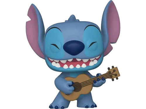 Figura Funko Pop! Funko Pop! Lilo & Stitch: Stitch con Ukelele Vinilo 10 cm