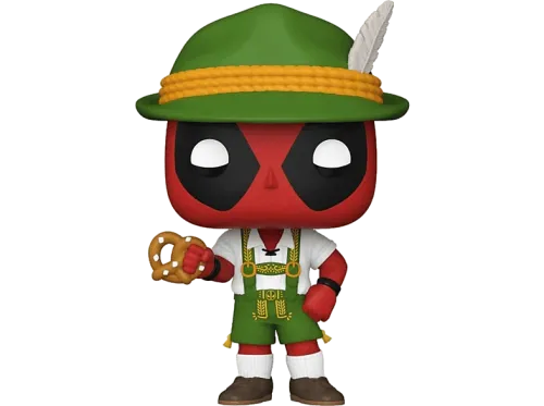 Figura Funko Pop! Deadpool Lederhosen Deadpool Vinilo 9 cm Bobblehead