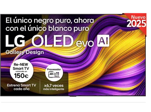 TV OLED 83" LG OLED83G54LW OLED 4K Procesador Inteligente α11 AI Processor 4K Gen2 Smart TV Rocky Black