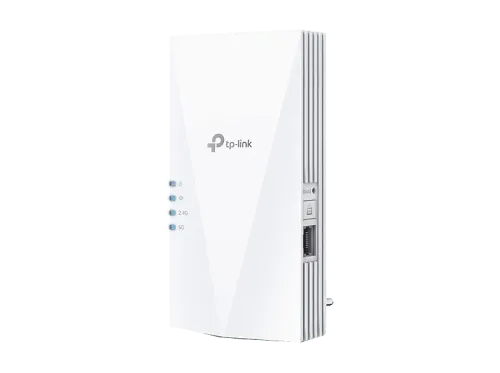 Repetidor Wi-Fi TP-Link RE780X Wi-Fi 6 de Doble Banda Puerto Gigabit y EasyMesh Blanco