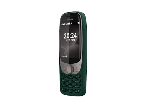 Móvil Nokia 6310 Verde 16MB Capacidad Memoria 8MB RAM 1450mAh S30+ IPS 2.8” QVGA Bluetooth Radio,