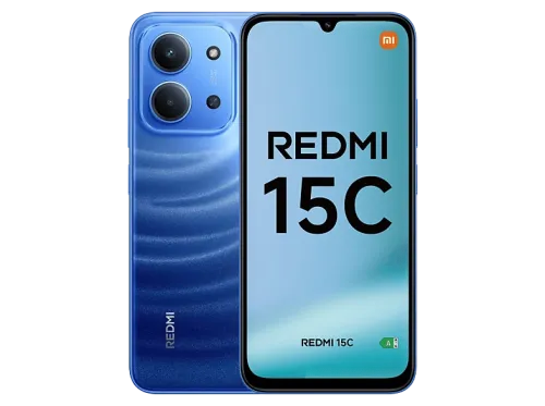 Móvil Xiaomi Redmi 15C Azul Luz de Luna 256GB 4GB RAM 6.9" HD+ MediaTek Helio G81-Ultra 6000 mAh