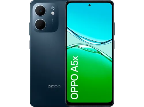 Móvil OPPO A5x Black Blue 128 GB 4 GB 6.67" LCD 1000 nits Snapdragon® 6s 4G Gen 1 6000 mAh