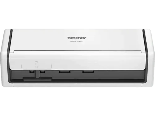 Escáner portátil Brother ADS1300 600 x 600 ppp 30 ppm Wi-Fi Ranura para DNI y tarjetas Alimentación directa via USB Tipo-C Blanco