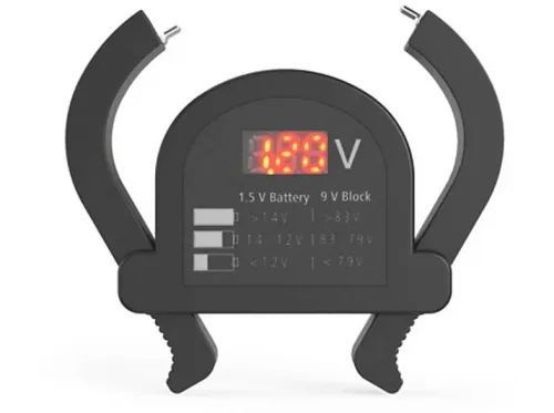 Medidor energía Hama 00223543 Universal AA linda AAA micro C Baby D mono bloque de 9 V baterías redondas Negro