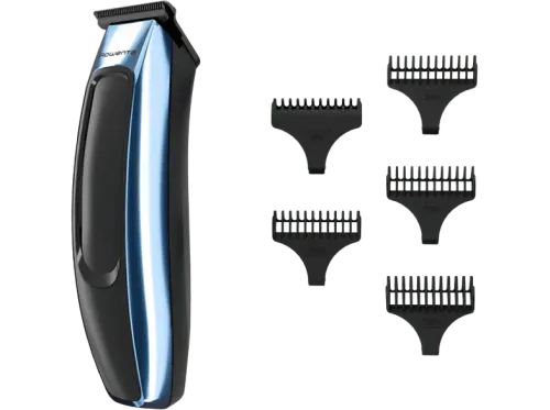 Barbero Rowenta TN1851 90 min Cuchillas DLC con recubrimiento de carbono tipo diamante Negro y azul