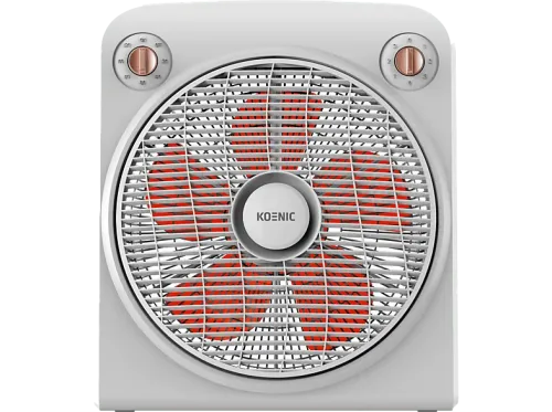 Ventilador de sobremesa KOENIC EU01_108558 50W 3 Velocidades Temporizador Blanco