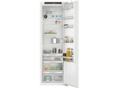 Frigorífico una puerta Siemens KI81RADD0 IQ500 No frost 174.9 cm 310 l Cajón hyperFresh Función de súper refrigeración Blanco