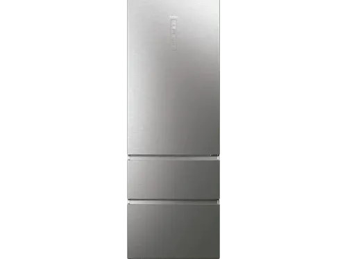 Frigorífico combi Haier 3D 70 Series 7 HTW7720DNMP No Frost 200.6 cm 486 l Direct Access Wi-Fi Inox