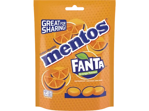 CHUPA CHUPS MENTOS FANTA 160G BAG