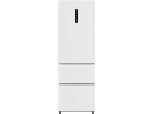 Frigorífico combi Haier HTW5618ENPW 3D 60 Series 5 No Frost No Frost 185 cm 360l Wi-Fi Cajones Direct Access Blanco