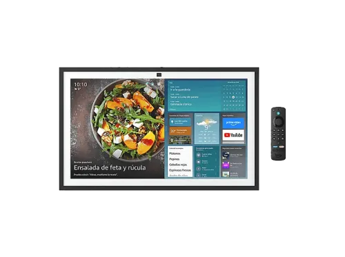 Pantalla inteligente con Alexa Amazon Echo Show 15 Full HD de 15.6" con Alexa Fire TV integrado y mando por voz Alexa Negro