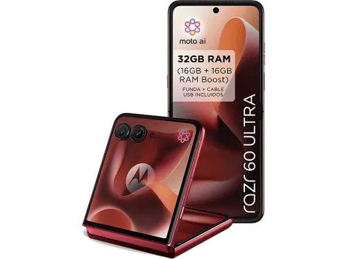 Móvil motorola razr 60 ultra Rio Red 512 GB 16 GB RAM 7" AMOLED Snapdragon® 8 Elite Mobile Platform 4700 mAh