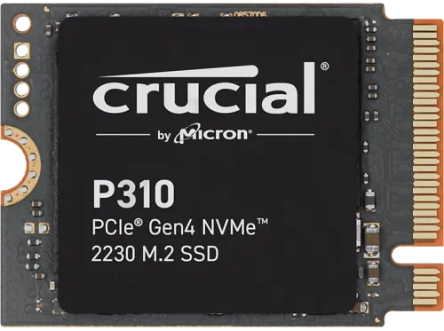 Disco duro SSD interno 2 TB Crucial P310 PCIe Gen4 2230 NVMe M.2 Interno Velocidad de lectura hasta 7100 MB/s Negro